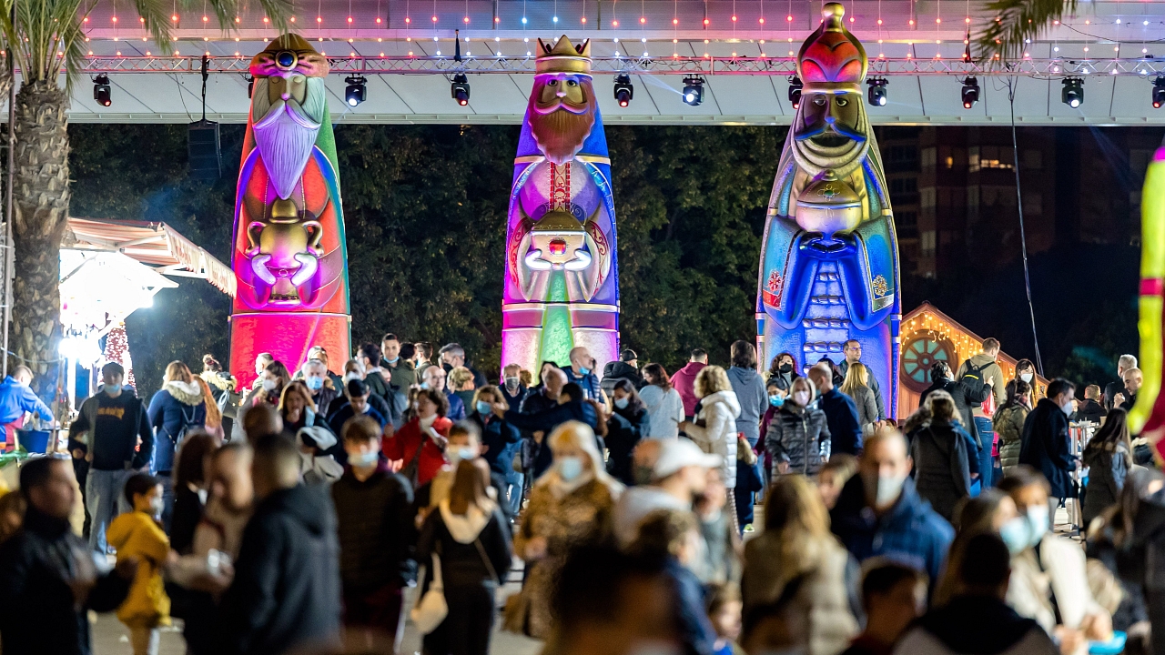 statue des Rois mages à Benidorm