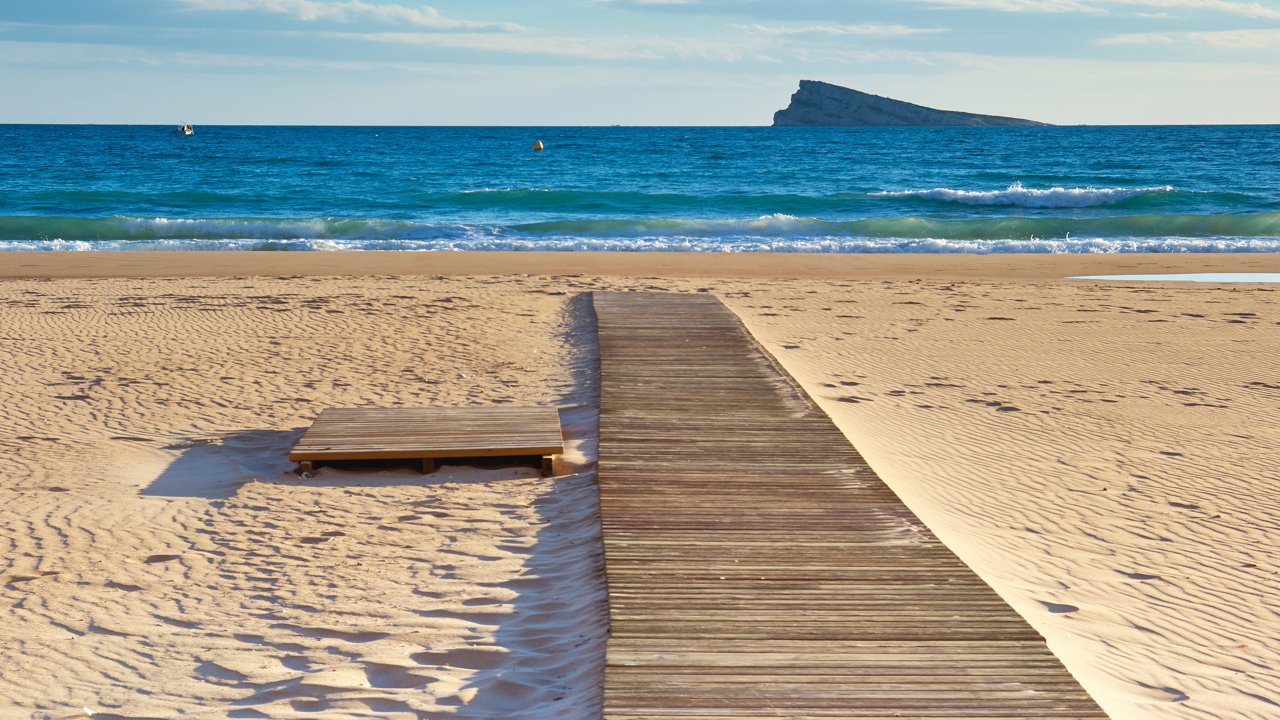 Levante Beach in Benidorm