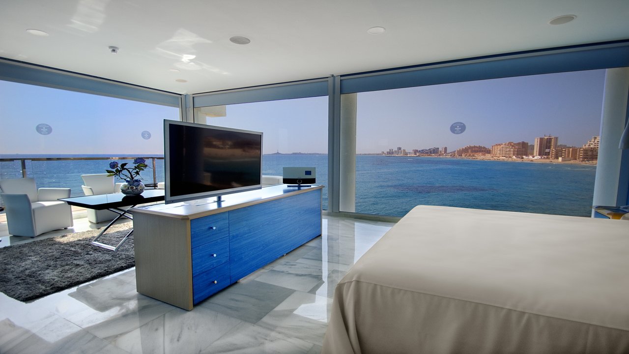 Blue Suite Room of the Hotel Galua