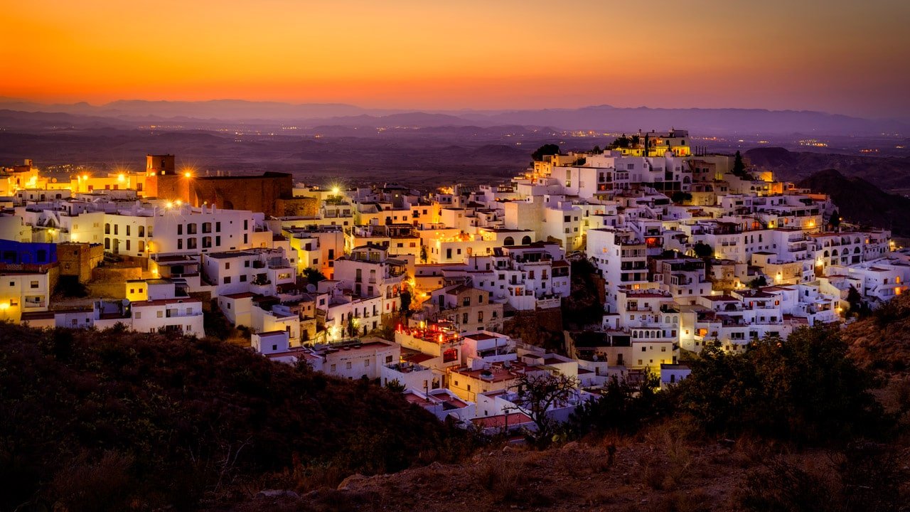 Sunset in Mojacar