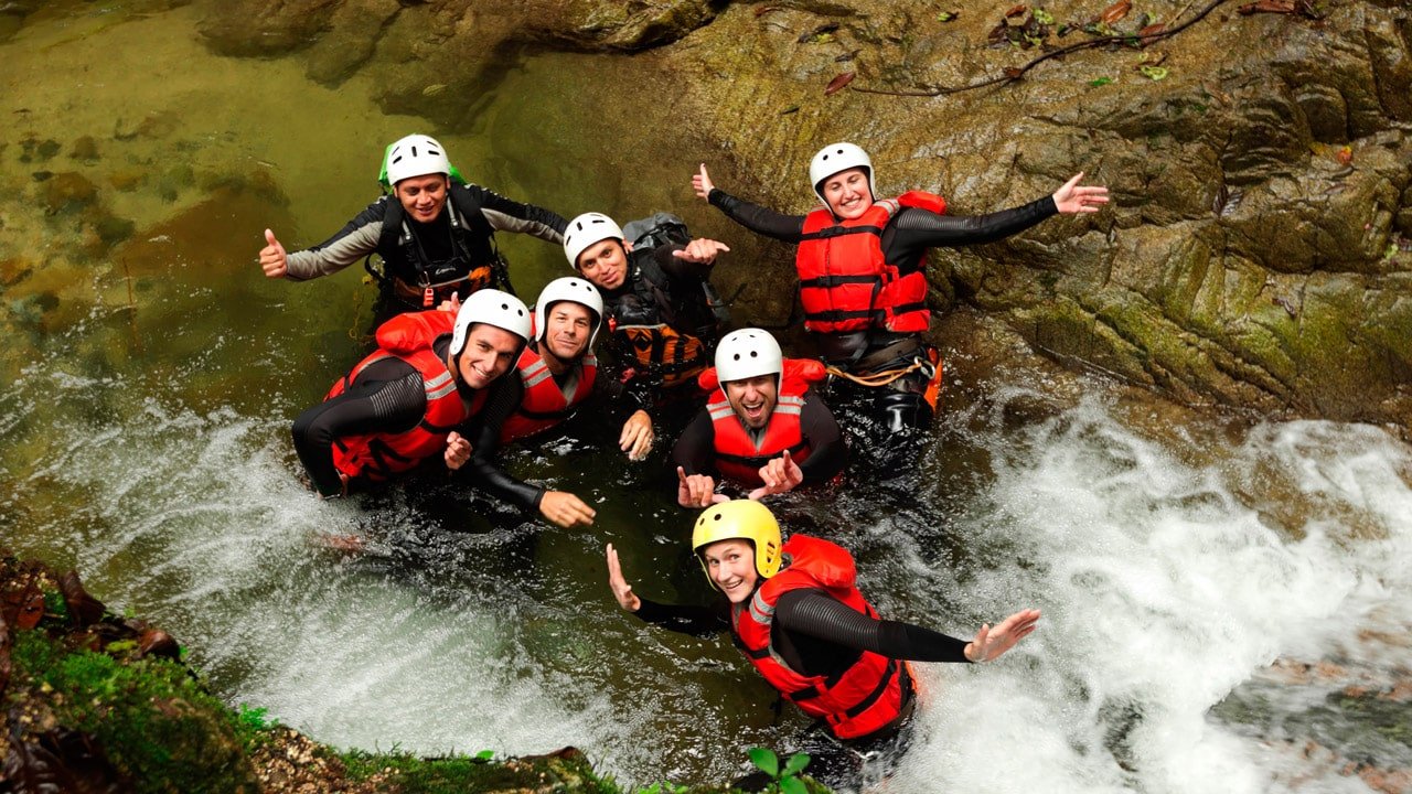 Canyoning in the Algar near Benidorm