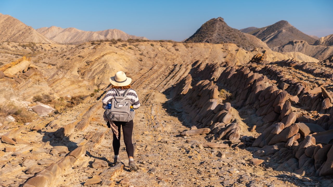 Hiking in the Tabernas Desert