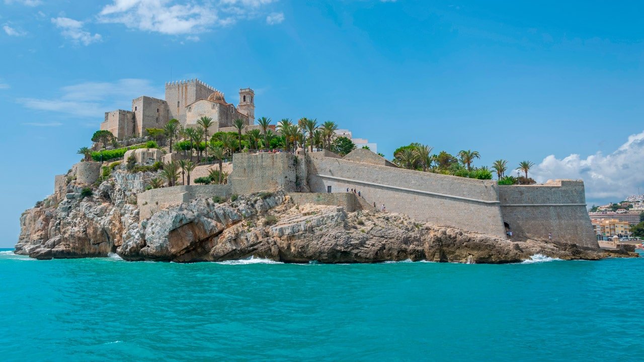 Filming in Peñíscola
