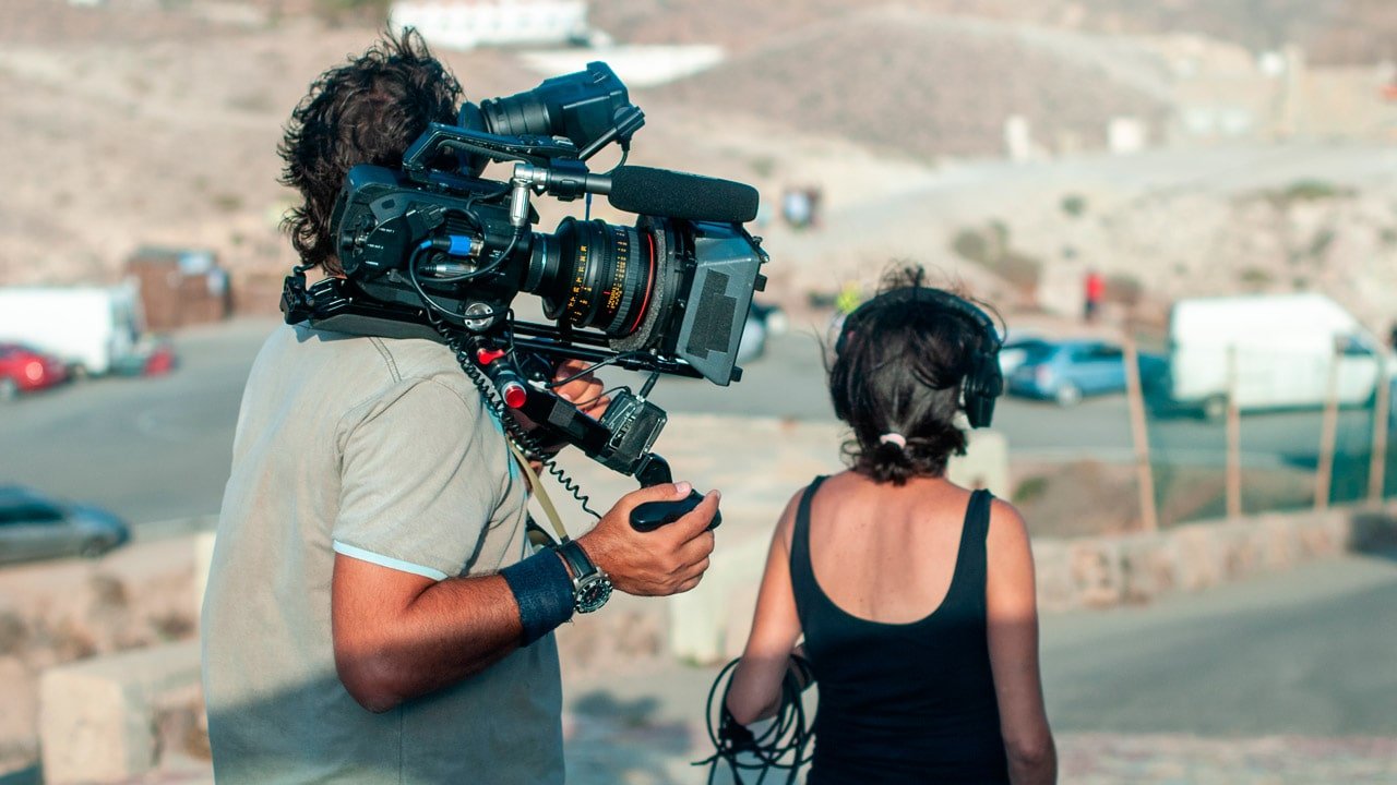 Filming in Mojácar