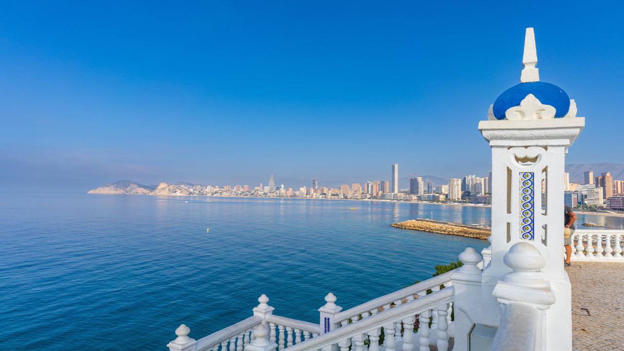 Vue panoramique de Benidorm