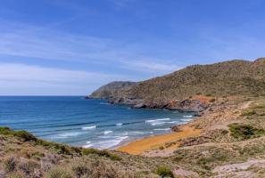 Landscape of Cala Dorada (Golden cove)