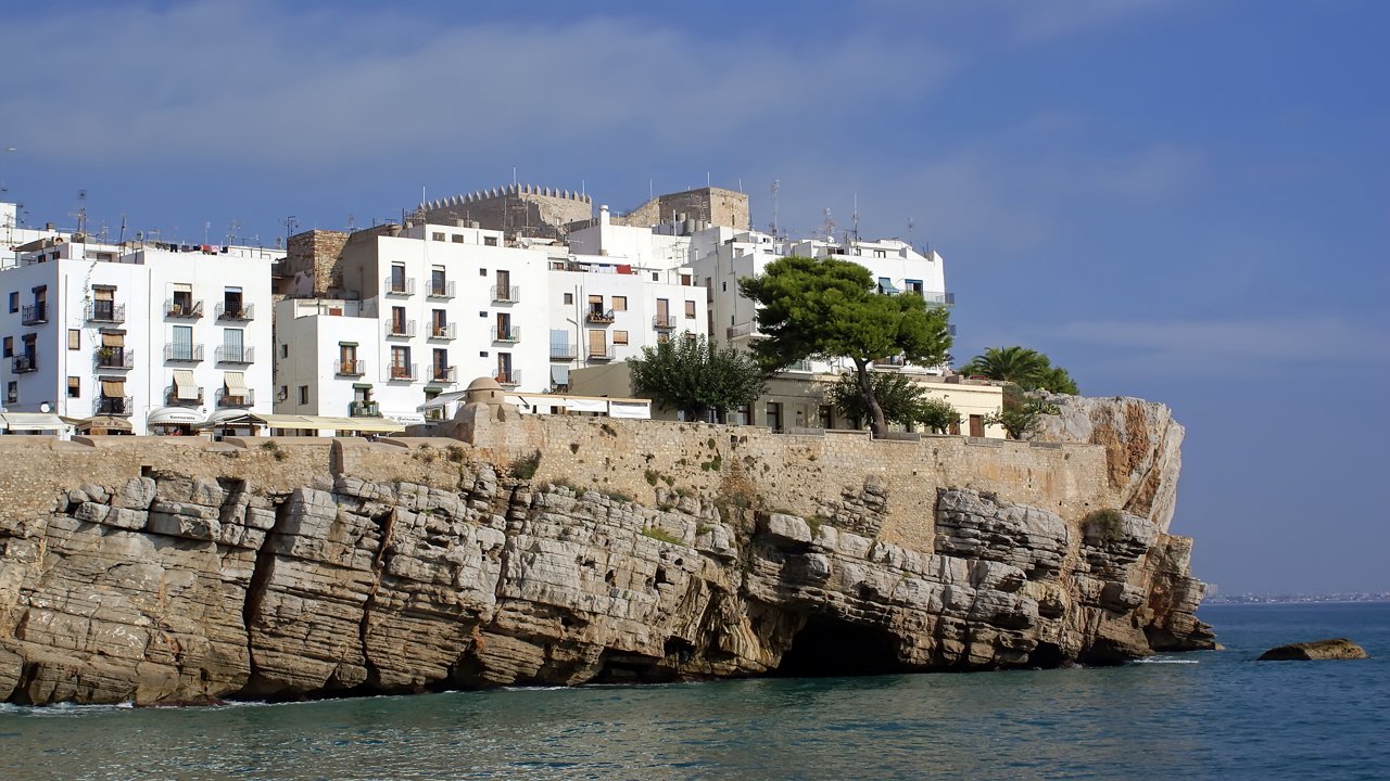 Castle and white houses of Peñíscola