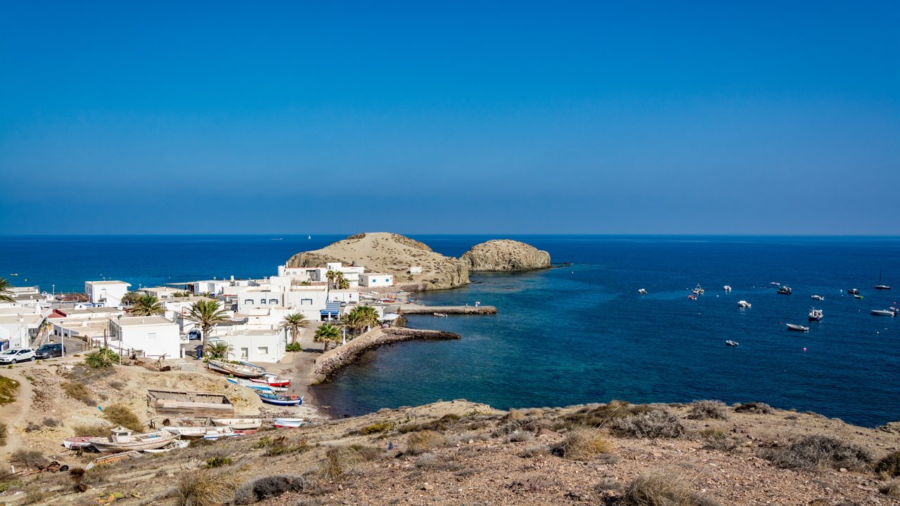 Pueblo Isleta del Moro on the coast of Almeria