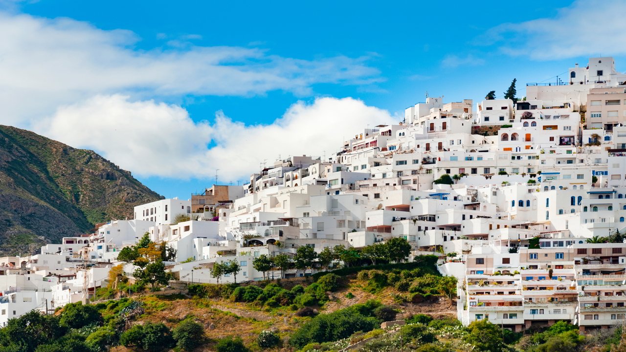 White houses of the town of Mojacar