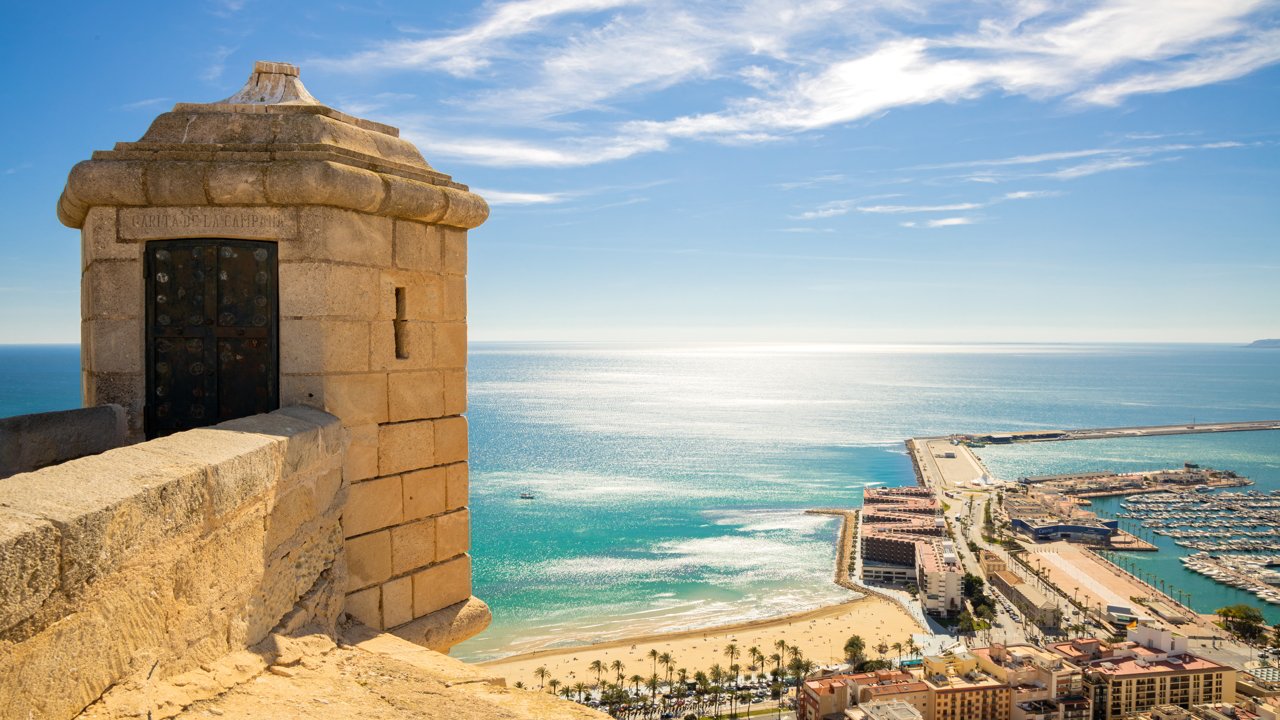 Remparts du château de Santa Barbara
