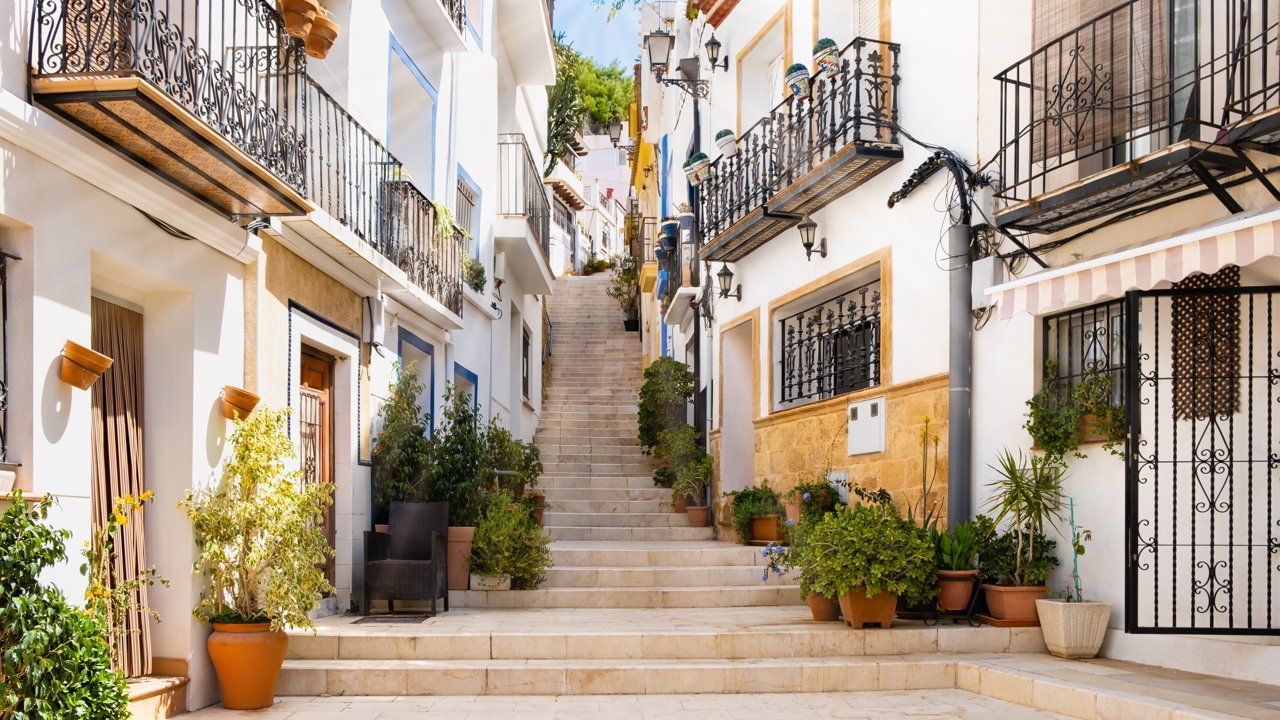 Quartier de Santa Cruz à Alicante