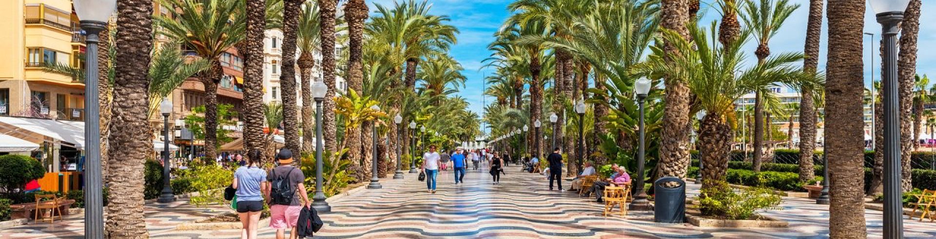 The Explanada in Alicante