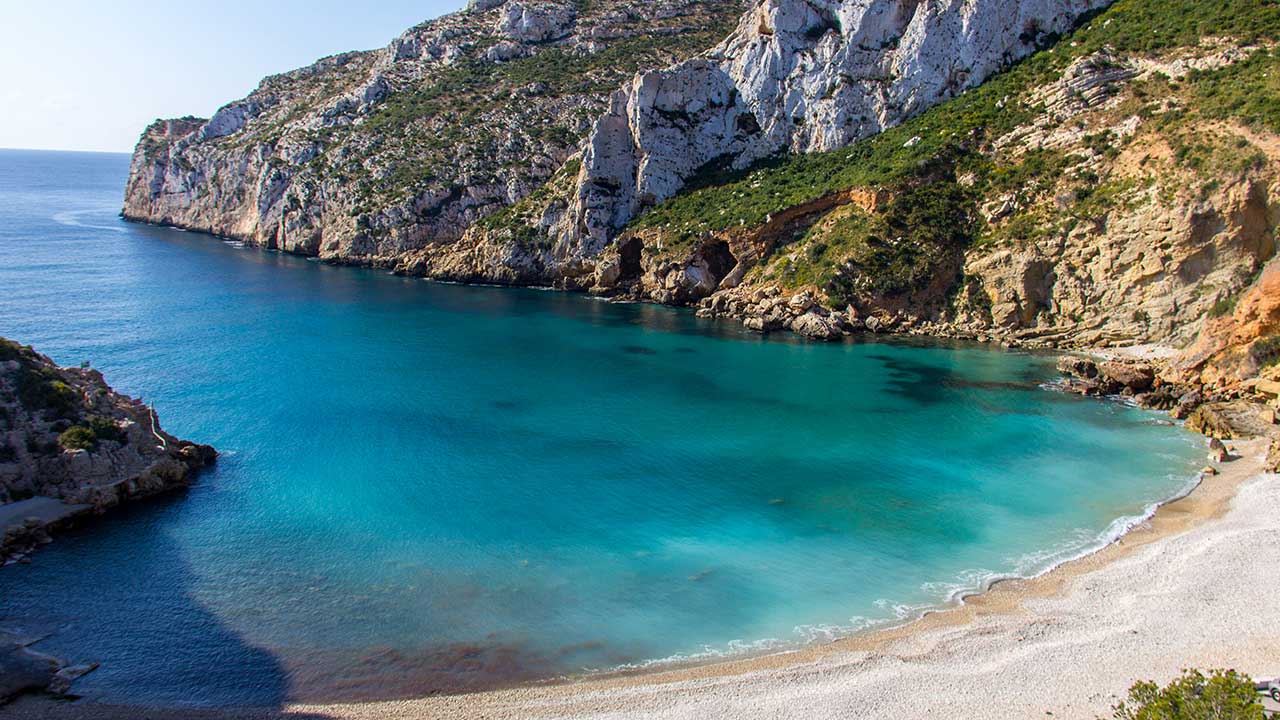 La Granadella is one of the best coves in Alicante
