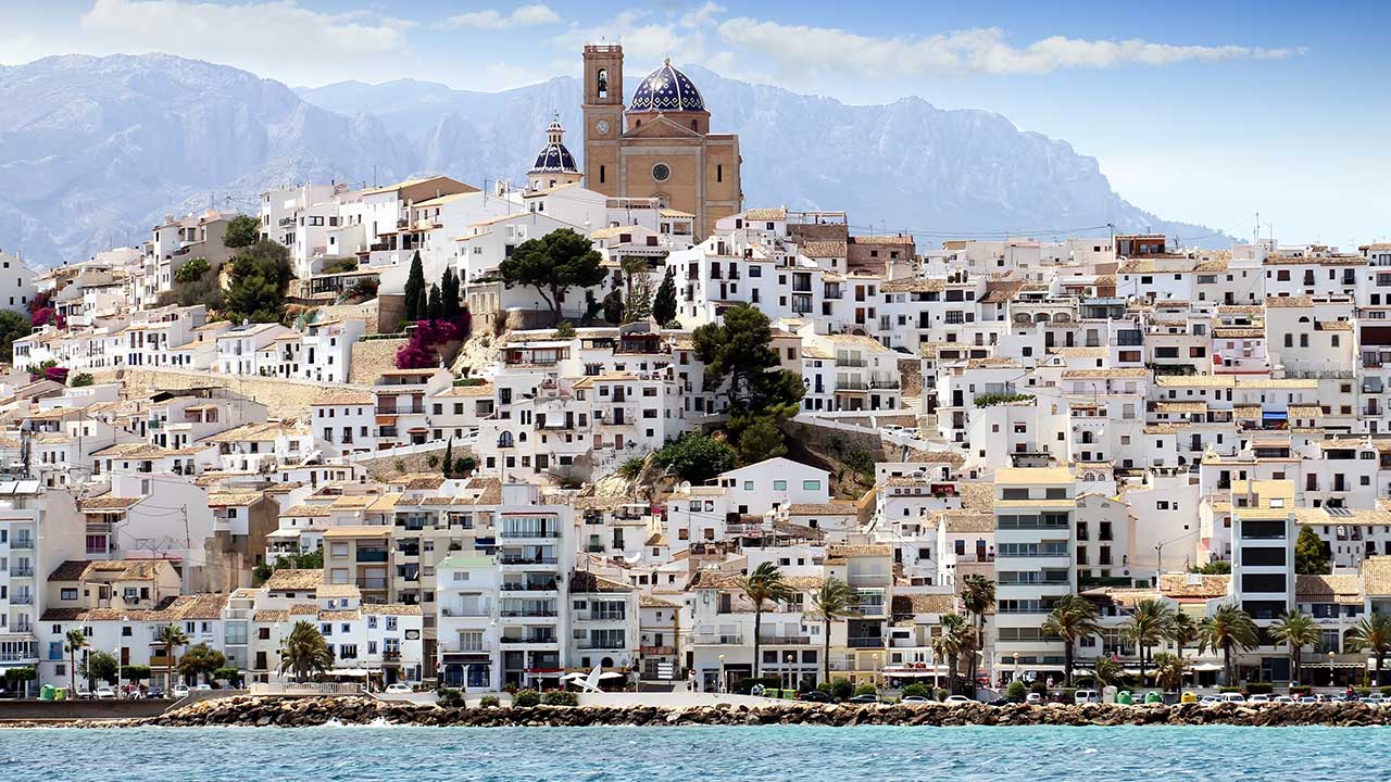 Panoramic view of Altea