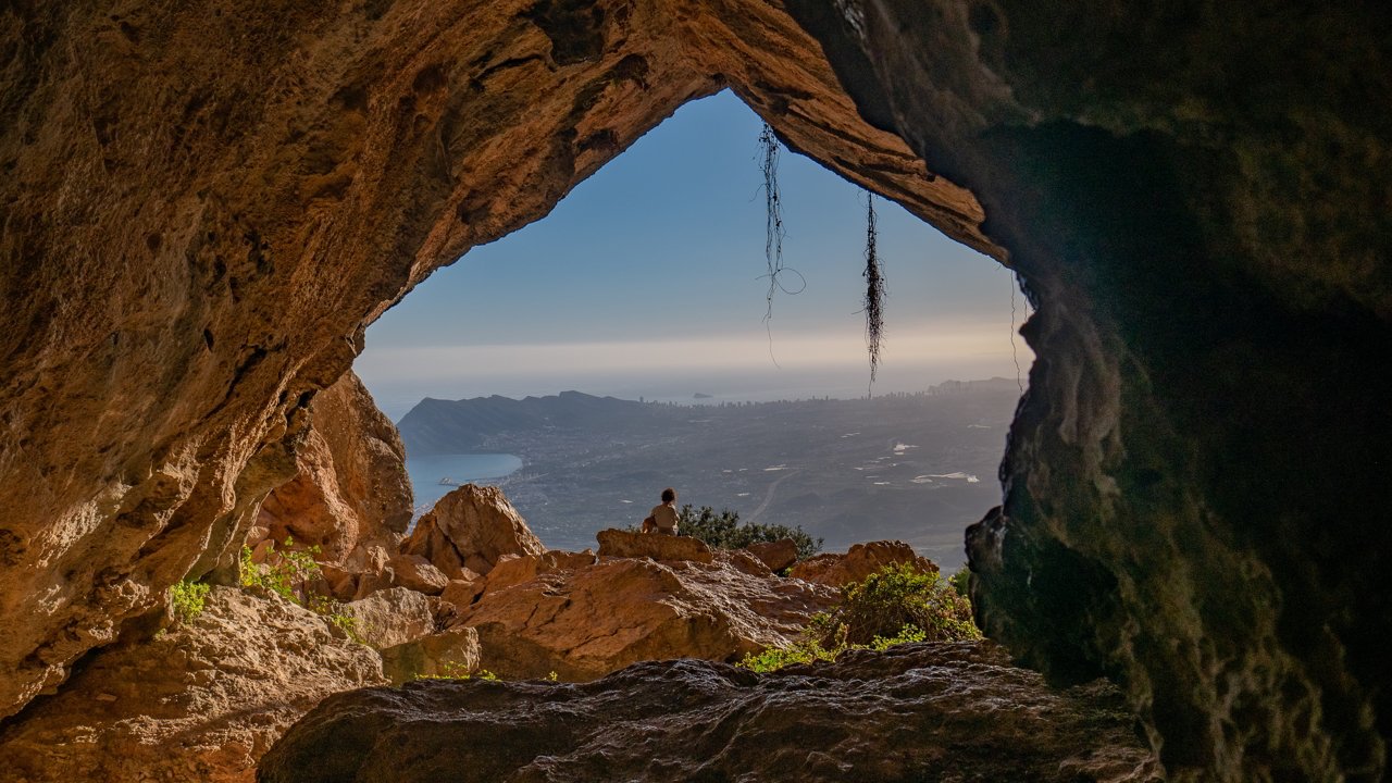 Cave in the Sierra de Bernia