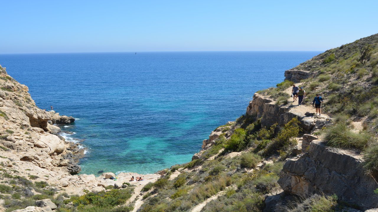 Hiking route in Villajoyosa