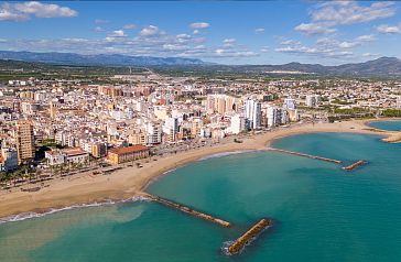 Vista aérea playas Vinaroz