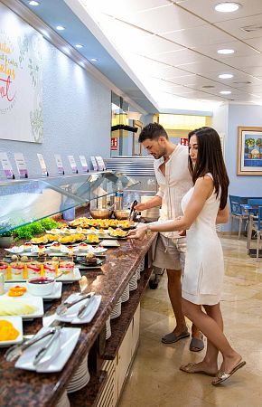 Restaurant de l'hôtel Castilla à Benidorm