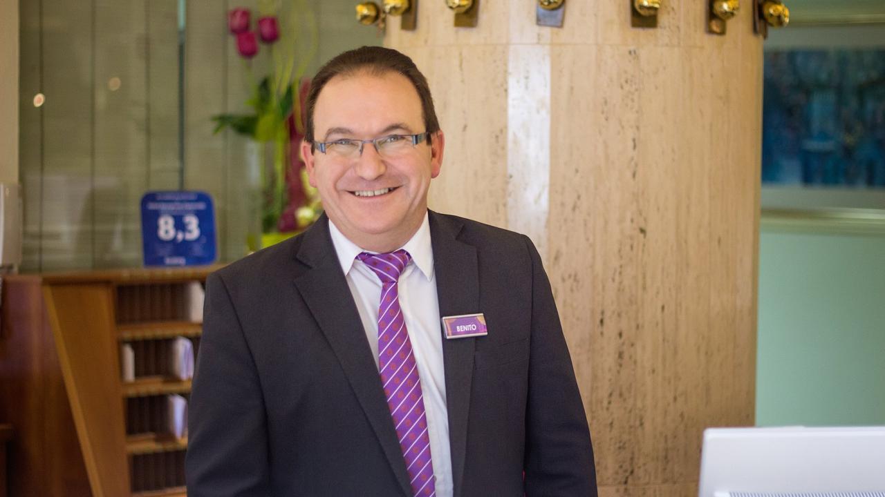 Diplomatic Hotel reception staff