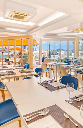 Restaurant de l'hôtel Galua à La Manga del Mar Menor