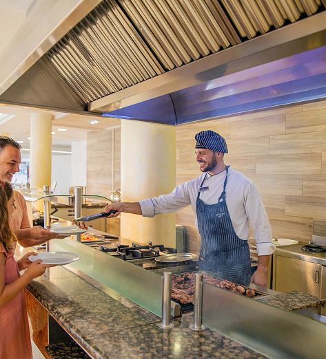 Cocina en vivo Hotel La Zenia