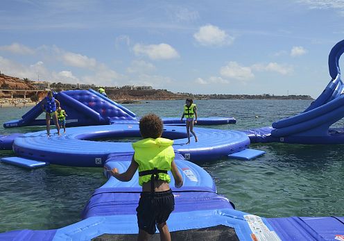 inflatable water park La Zenia