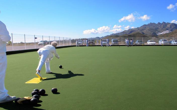 Bowls practice