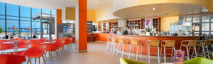 Cafétéria de l'hôtel Marina Playa
