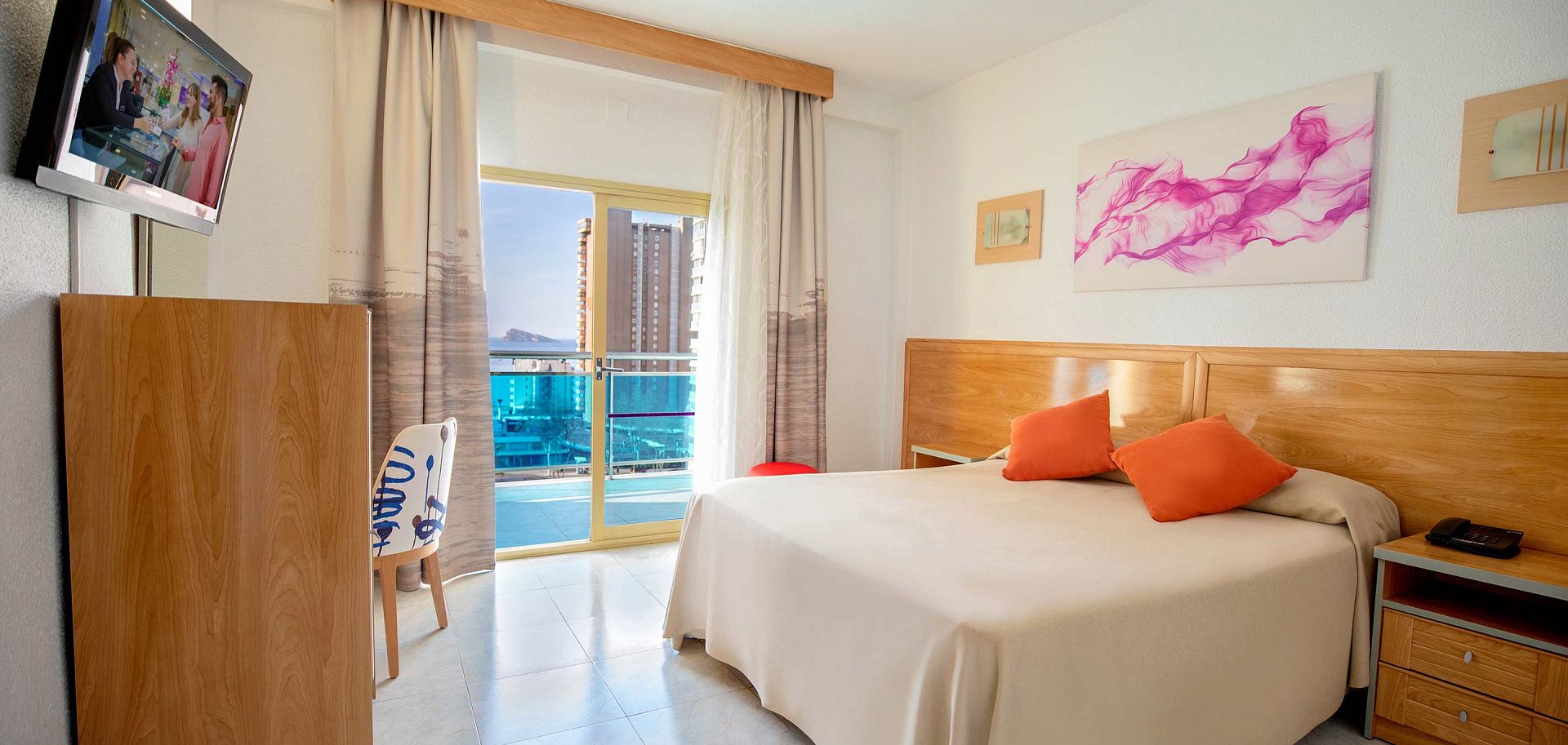 Chambre de l'hôtel Nereo à Benidorm