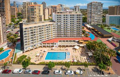 Façade of the Hotel Orange in Benidorm
