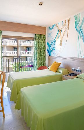 Chambre double à l'hôtel Papa Luna à Peñiscola