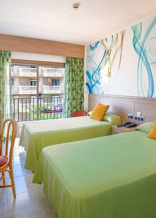 Chambre double à l'hôtel Papa Luna à Peñiscola