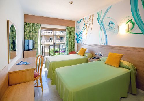Chambre double à l'hôtel Papa Luna à Peñiscola
