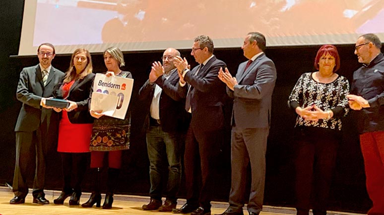 Hotel Venus Benidorm third prize in the window dressing contest